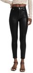 7 For All Mankind Womens Coated Hig