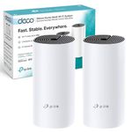 TP-Link Deco M4 Whole Home Mesh Wi-Fi System, Seamless and Speedy Up To 2800 Sq ft coverage, Work with Amazon Echo/Alexa, Router and Wi-Fi Booster Replacement, Parent Control, Pack of 2