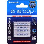 Sanyo eneloop AAA batterie micro 800mAh NiMH lot de 4, 4x 1,2V, NiMH