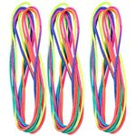 1 Set Colored Rope Finger Rope Toys Kids Toys Hand Game Toys Cats Cradle Hand Game Rope Kids Playthings Cradle Rope Game Finger Traps for Kids Finger Playthings Party Supplies