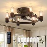 Amico Ceiling Fans with Lights, Low