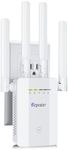 2024 WiFi Extender Signal Booster, up to 10k+sq. ft and 58+ Devices, Internet Booster for Home, Wireless Internet Repeater and Signal Amplifier Ethernet Port, Newest 6X Faster Access Point,1-Tap Setup