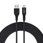 amazon basics Usb A To Lightning Pvc Molded Nylon Mfi Certified Charging Cable For Tablet,Personal Computer,Smartphone (Black,1.8 Mtr)