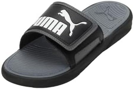 Puma Unisex-Adult Royalcat Comfort Black-Cool Dark Gray-White Slide - 8 UK (39769401)