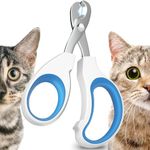 Cat Nail Clippers, Cat Claw Clipper Made of Stainless Steel, Clean Cut, No Shred, Mirror Finish. Small Animal Nail Clippers for Cats, Kittens, Kittys, Puppy, Rabbit, Guinea Pig, and More Pet