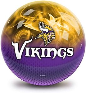 Strikeforce Bowling NFL On Fire Minnesota Vikings Undrilled Bowling Ball