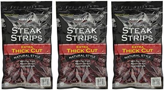 Kirkland Signature Steak Strips Extra Thick Cut, 3 Pack (12 oz Bag)