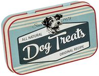 Nostalgic-Art 82201 Retro Treat Tin, Paw Sign - Dog Treats - Gift Idea for Dog Owners, Tin Box for Travel, Vintage Design, 9.5 x 6 x 2 cm