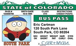 Signs 4 Fun Parody Driver’s License | Cartman Pass ID | Fake ID Novelty Card | Collectible Trading Card Driver’s License | Novelty Gift for Holidays | Made in the USA