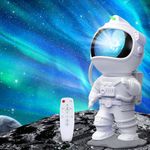 CIMELR Astronaut Star Projector Night Light - Space Projector Galaxy Light Nebula Ceiling Projection Lamp with Timer, Remote and 360°Adjustable,Kids Adults Room Decor, for Bedroom,Game Room etc.