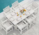 SERWALL 7-Piece Patio Dining Table 