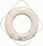 Jim-Buoy G-19 G-Series Life Ring with Web Straps - 19", White