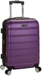 Rockland Melbourne Hardside Expandable Spinner Wheel Luggage, Purple, Carry-On 20 inches