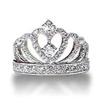 Tenfit 925 Silver Princess Crown Ri