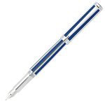 Sheaffer Intensity Ultramarine Striped BROAD nib Fountain Pen 9230-0