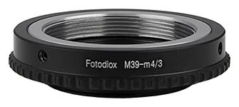 Fotodiox Lens Mount Adapter, Leica M39 (39mm x1 thread screw mount) lens to MFT Micro 4/3 four thirds cameras, Olympus Pen E-PL1, E-P2, E-P1, E-PL2, Panasonic Lumix DMC-G1, G2, GH2, GF1, GH1 G10