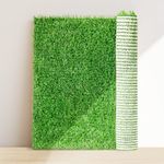 Artificial Grass Pad 59"x 39.4" 1 Pack, Washable Dog Grass Pee Pads Indoor Outdoor Potty Training Replacement Turf Mat for Puppy, Reusable Realistic Fake Grass Patch for Dogs