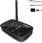 SIMOLIO Long Range HD Bluetooth Receiver with EQ (Music/Dialogue) & BT Codec Display, Wireless Audio Adapter with aptX LL for Home Stereo & Music Sound Streaming System, Volume Control, 197FT