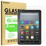 GOZOPO [2-Pack Screen Protector for Fire HD 8 (2024/2022/ 2020 release) Fire 8 Kids/Fire HD 8 Plus, Fire HD 8 Kids Tablet Screen Protector