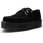 T.U.K. Viva High Creeper - Men's and Women's Shoes - Colour Black Suede - Size UK Men 6 / UK Women 7