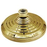 ANLEY Floor Stand Base For Indoor Flagpoles, Compatible with 1 Inch (2.54cm) Diameter Flag Pole - Gold