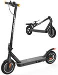 ECOROAD Electric Scooter EC8, 18 Miles Long Range Adults Commuting Scooters, 450W Peak Motor & 19 MPH Foldable Electric Kick Scooters, 10" Pneumatic Tires E-Scooter with Dual Rear Suspension