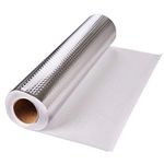 HandyTrendy Oil-Proof Kitchen Stickers Aluminum Foil Sticker(Size May Vary), Rust Resistant Contact Paper for Cabinet, Anti-fouling High-Temperature Self-Adhesive,Peel & Sticky (Silver) (30 x 300 cm)