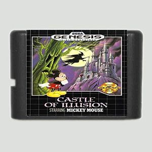Castle Of Illusion Starring Mickey Mouse 16 Bit Md Game Card For Sega Mega Drive For Genesis