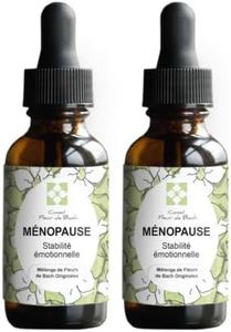 Fleurs de Bach Ménopause Efficace pour vivre sereinement cette période, retrouver un sommeil réparateur, vous adapter à ce chamboulement hormonale, lot de 2