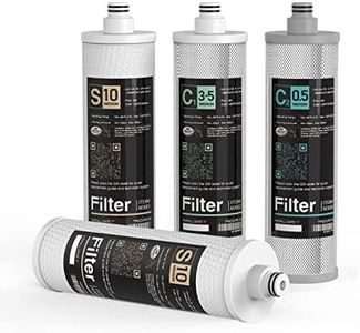 Frizzlife M3005 Replacement Filter Cartridge Set (4 Pack) For SK99,SP99,SK99 NEW and SP99 NEW Under Sink Water Filter System