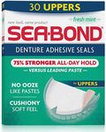 SEA-BOND Denture Adhesive Wafers Uppers Fresh Mint 30 Each (Pack of 3)