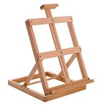 U.S. Art Supply Heavy Duty Adjustable Tabletop Studio H-Frame Artist Painting Easel