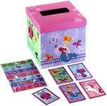 Hallmark Girls Valentines Day Cards and Mailbox for Kids School Classroom Exchange, Unicorn and Friends (1 Box, 32 Valentine Cards, 35 Stickers, 1 Teacher Card)