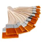 EORTA Set of 12 Art Paint Brushes Assorted Sized Nylon Painting Brushes with Wooden Handles for Acrylic, Oil, Paint, Varnishes, Watercolor, Painter, Students, Artist