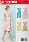 NEW LOOK Patterns Misses' Dresses A (8-10-12-14-16-18-20) 6447