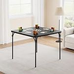 IDEALHOUSE Folding Table, 33.6-inch