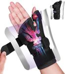 TISMOD Wrist Brace Carpal Tunnel with Thumb Support, Night Adjustable Thumb Spica Splint Right Left Hand,Wrist Guard Stabilizer for Arthritis,Tendonitis,syndrome,De Quervain's Tenosynovitis Women Men