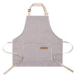 Kids Apron with Pocket,Adjustable Children's Waterproof Cooking Apron,kids Kitchen Bib Aprons for Cooking Baking Painting (Grey)