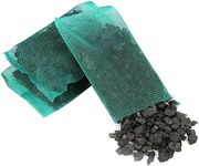 Pssopp Aquarium Purification Activated Carbon Fish Tank Water Purification Filter Activated Aquarium Carbon Pellets with Free Mesh Media Bags(3 Net Bags)