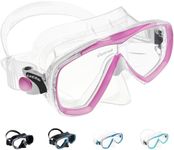 Cressi Estrella - Mask Estrella, Transparent/Pink, One Size, Unisex Adult