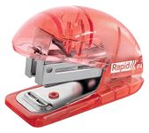 Esselte Rapid Mini Stapler, Top Loading, 10 Sheet Capacity, Integrated Staple Remover, Small, Home, Office, School Use, Staples Included, Colour'Breeze Range, Coral 5001531