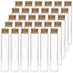 DEPEPE 30pcs 25ml Glass Test Tubes,