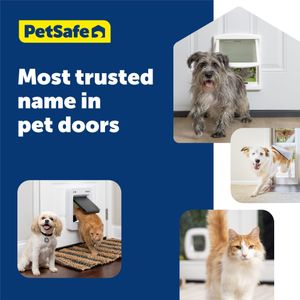 PetSafe Staywell Pet Door, White, Medium Size