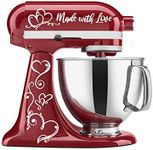 Made With Love Mixer Decal Kitchen 