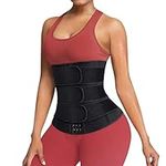 Gotoly Women Waist Trainer Corset Cincher Belt Tummy Control Shapewear Weight Loss Workout Trimmer Slimming Girdle Belly Band (X-Large) Black