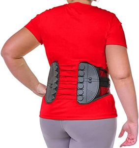 BraceAbility Plus Size Spine Sport Lower Back Brace - XXXL Working Out, Exercise, Run, Kayak, Golf, Gym, Manual Labor, Tennis, Athletic Lumbar Corset for Active Overweight Women and Men (3XL)