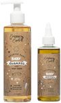 Cristina's Curls Nourishing Baby Wash Day Hair Bundle – Gentle Shampoo + Lightweight Scalp Oil