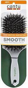 Cantu Smooth Thick Paddle Hair Brush, Grey/Black