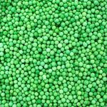 A Pinch Of - 100s and 1000s - Bright Green St Patricks Day Cake Topper Sprinkles - 30g Edible Matt Ball Cupcake Decorations - Perfect for Birthdays & St Paddys Celebrations