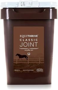 Equithrive Classic Joint Supplement Pellets with Glucosamine, Chondroitin, Hyaluronic Acid and MSM for Horses and Senior Horses, 10 lbs